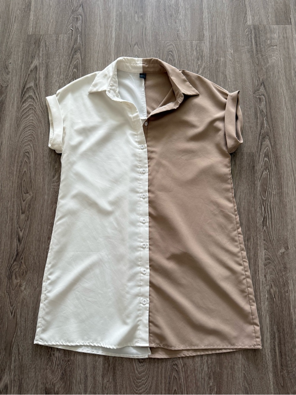 SHEIN Button Down Mini Dress
